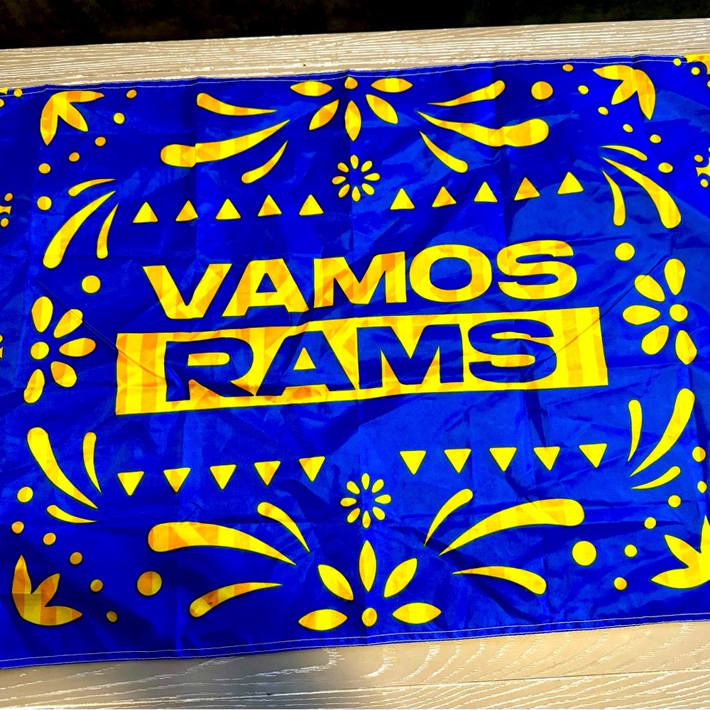 Los Angeles Rams 2023 Vamos Banner Flag